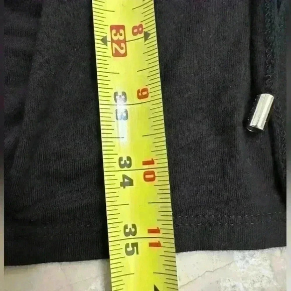 Calvin Klein Crochet Beach Coverup Casual Dress Black Drawstring 2 Pockets Sz XL - Picture 11 of 12